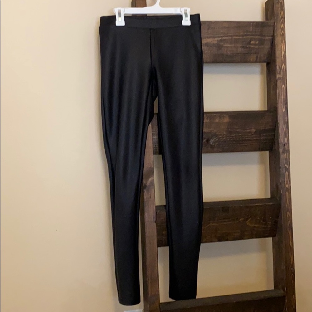 Express faux leather leggings